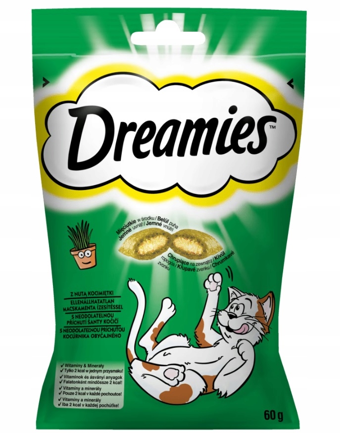 10 x Dreamies pamlsek pro kočky s Koťátkem 60 g