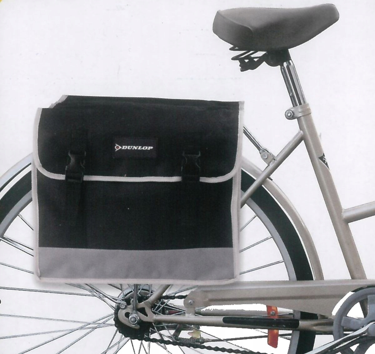 WODOODPORNA SAKWA ROWEROWA TORBA NA BAGAŻNIK 26L DUNLOP Waga 500 g