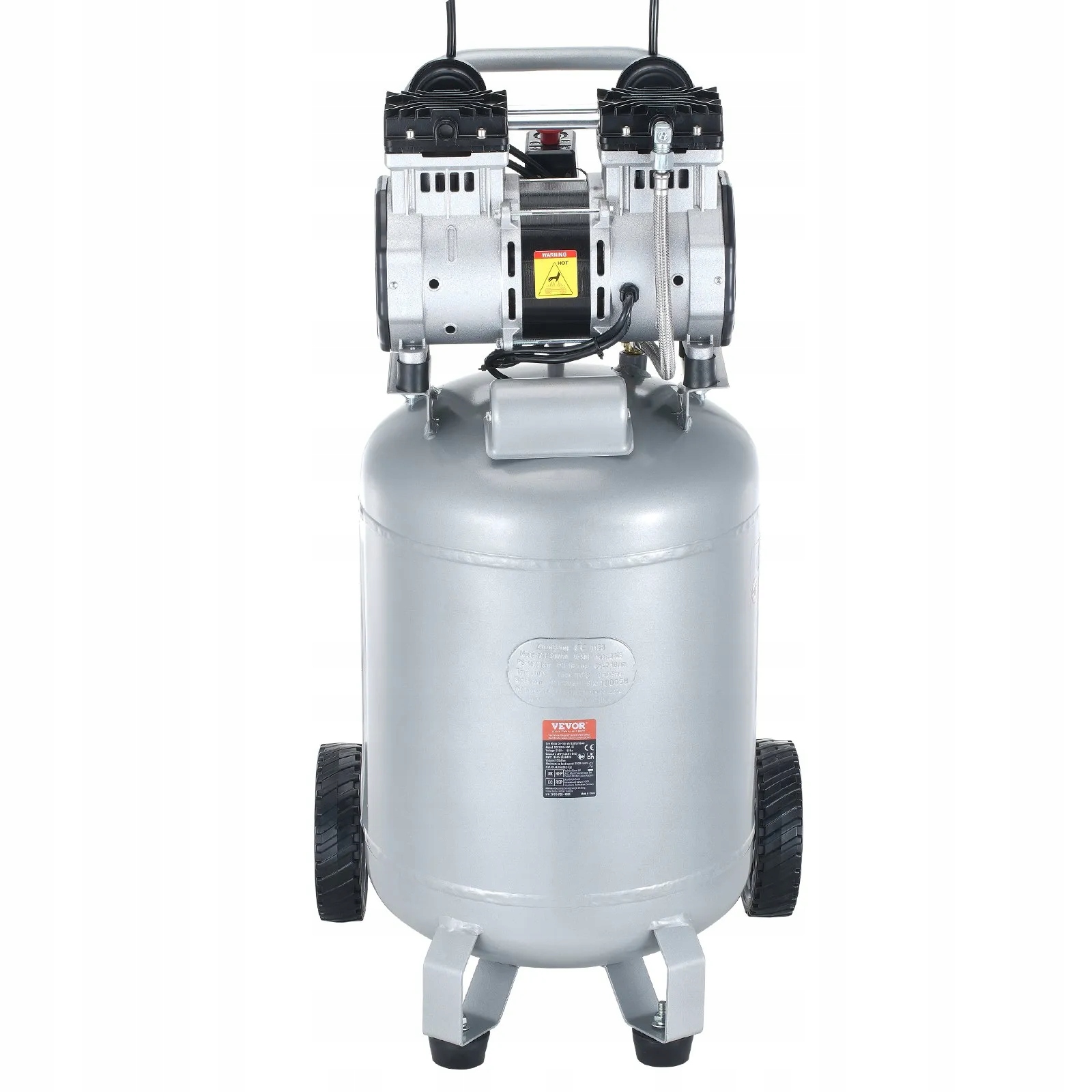 Kompresor vzduchu 49,2L 2HP bezolejový 116PSI dielenský