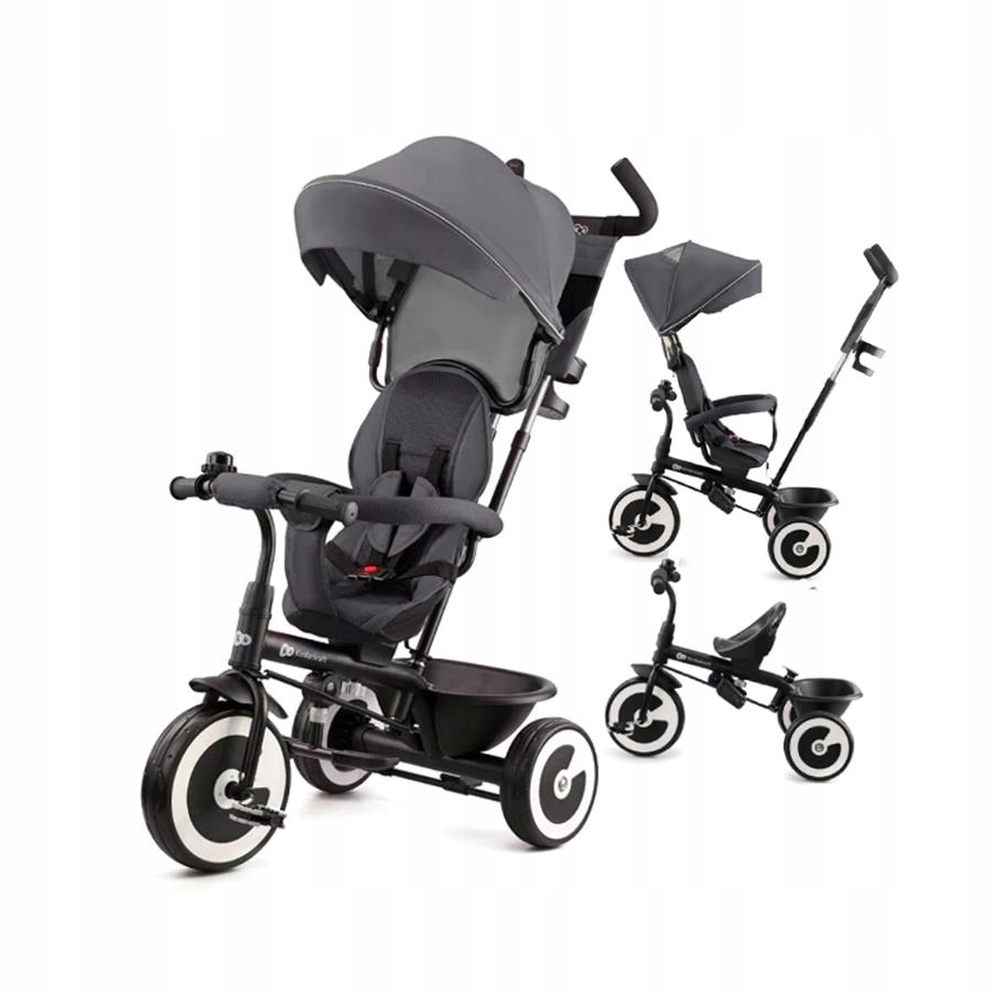 Kinderkraft Rowerek Trójkołowy Aston Przód-tył Dla Dziecka 1-5 Lat Napęd