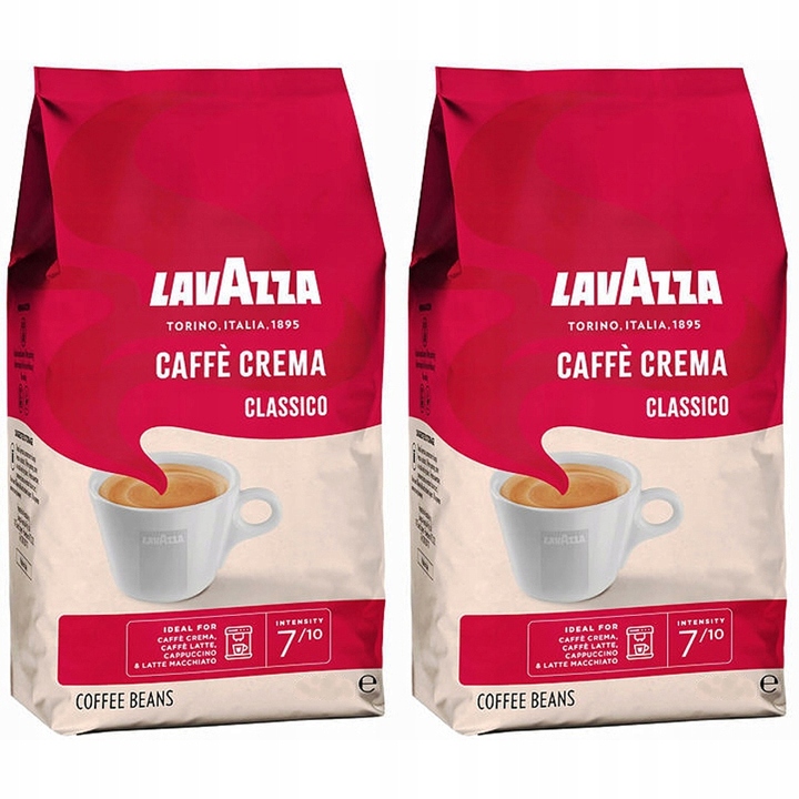 Kawa Lavazza ziarnista Caffe Crema Classico 2x1kg