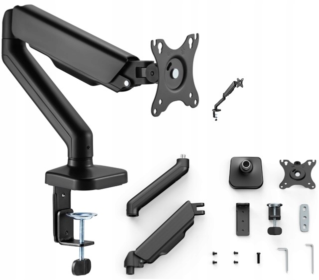Držák stojanu na rameno monitoru k psacímu stolu pro monitor Fujitsu SL23T-1, věšák