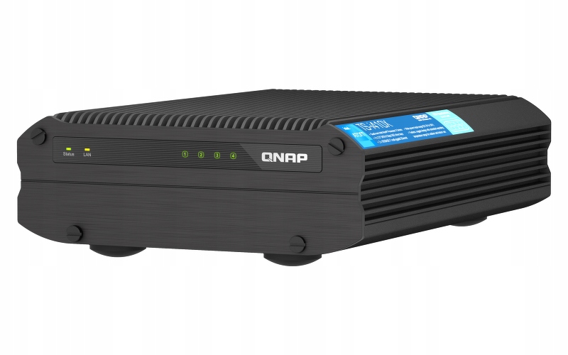 Qnap TS-i410X-8G 4-pólový průmyslový bezventilátorový Nas, Intel, 8GB