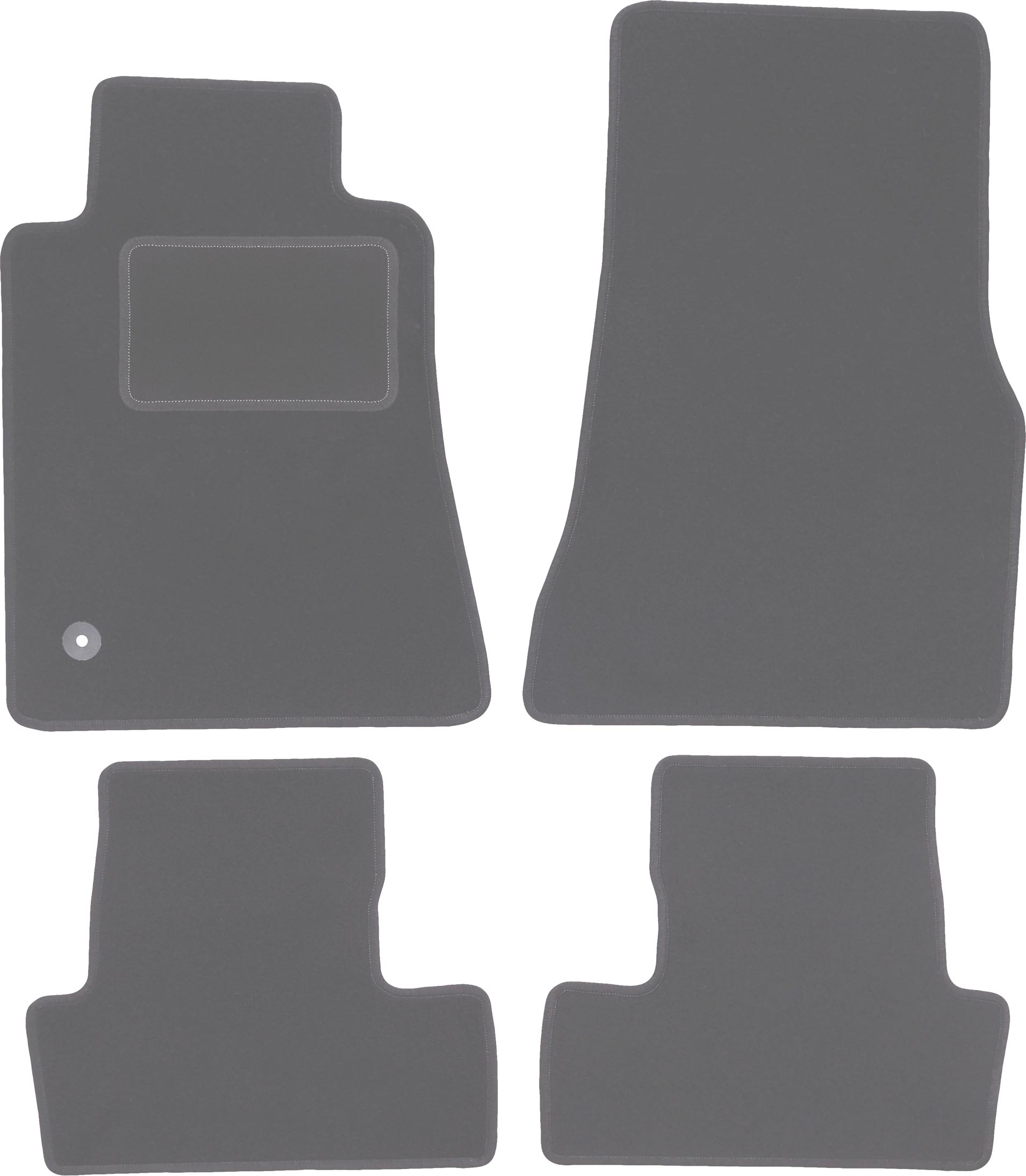 Grafitové autokoberce pro: Ford Mustang MK5 kupé (2004-2014)