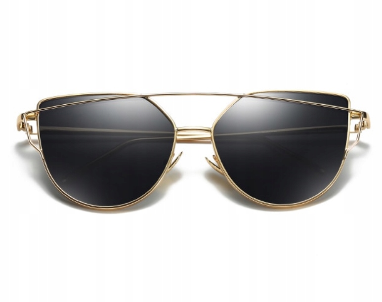 

Damskie Okulary Lustrzanki Cat Eyes Czarne