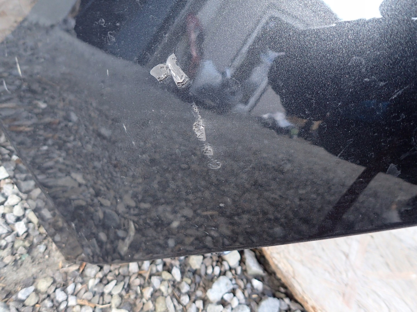 bumper rear part rear PORSCHE MACAN 95B 2014