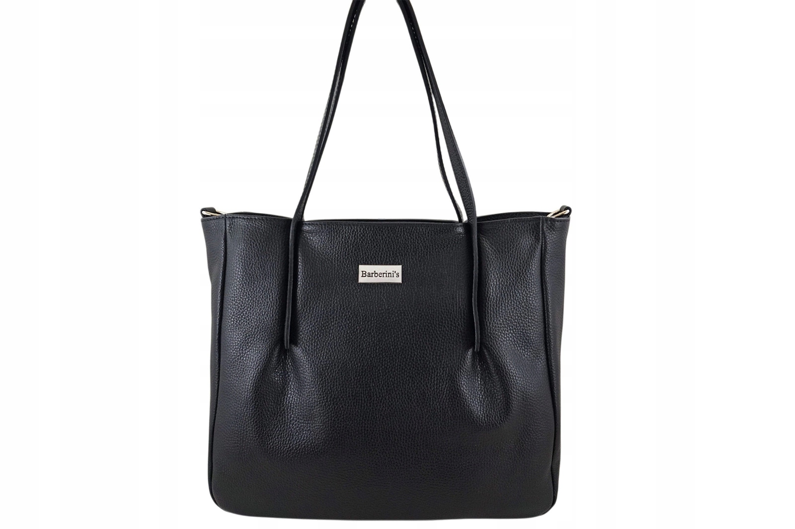 Dámská kožená nákupní taška Barberini's černá, univerzální