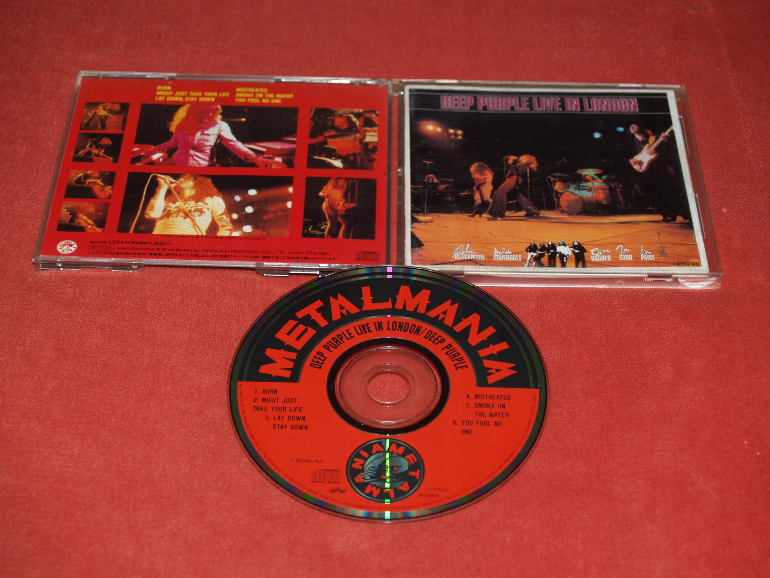 DEEP PURPLE LIVE IN ITALY '71 2枚組 DEEP PURPLE LIVE IN ITALY '71 2枚組 Deep Purple – Live In