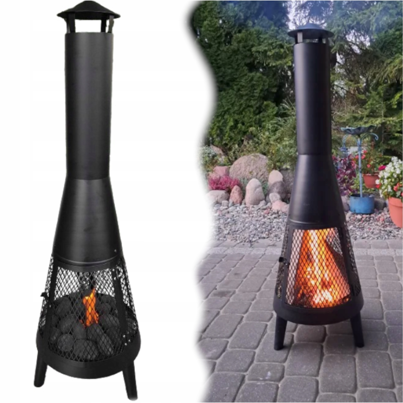 Ohnisko, Záhradný Krb S Komínom, Bezpečná Alternatíva K Ohnisku