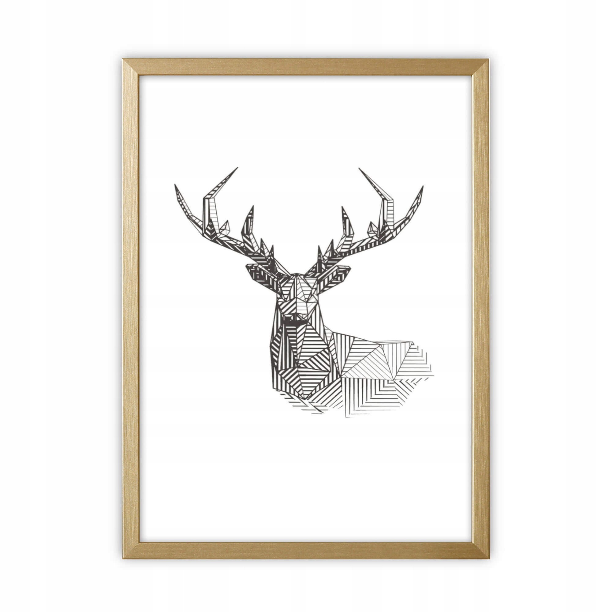 

Ramka na Zdjęcia Drewniana Złota 15x21 cm