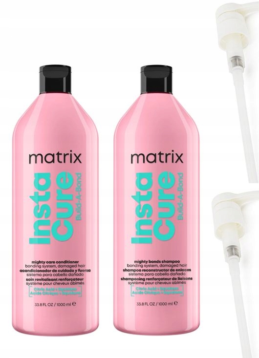 Matrix InstaCure Build-A-Bond Šampon kondicionér 1000 ml +2 pumpičky