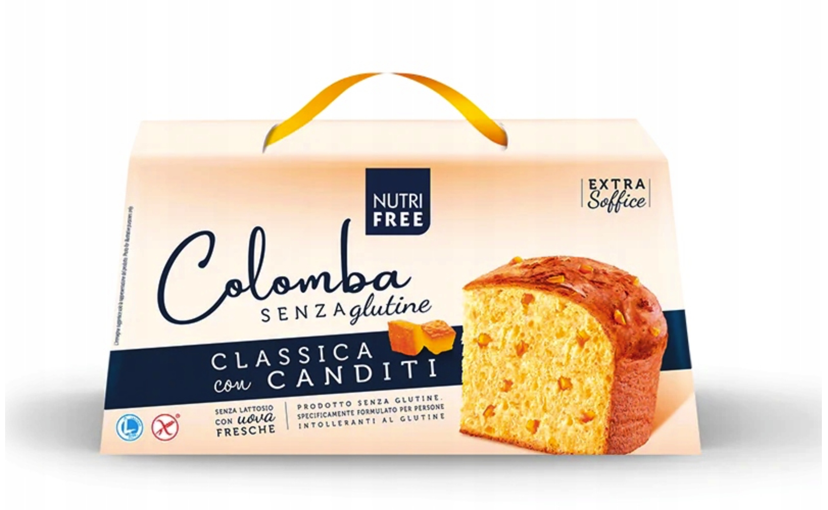 Bezlepková bába na svaté přijímání Colomba Classica oranžová NutriFree 550 g