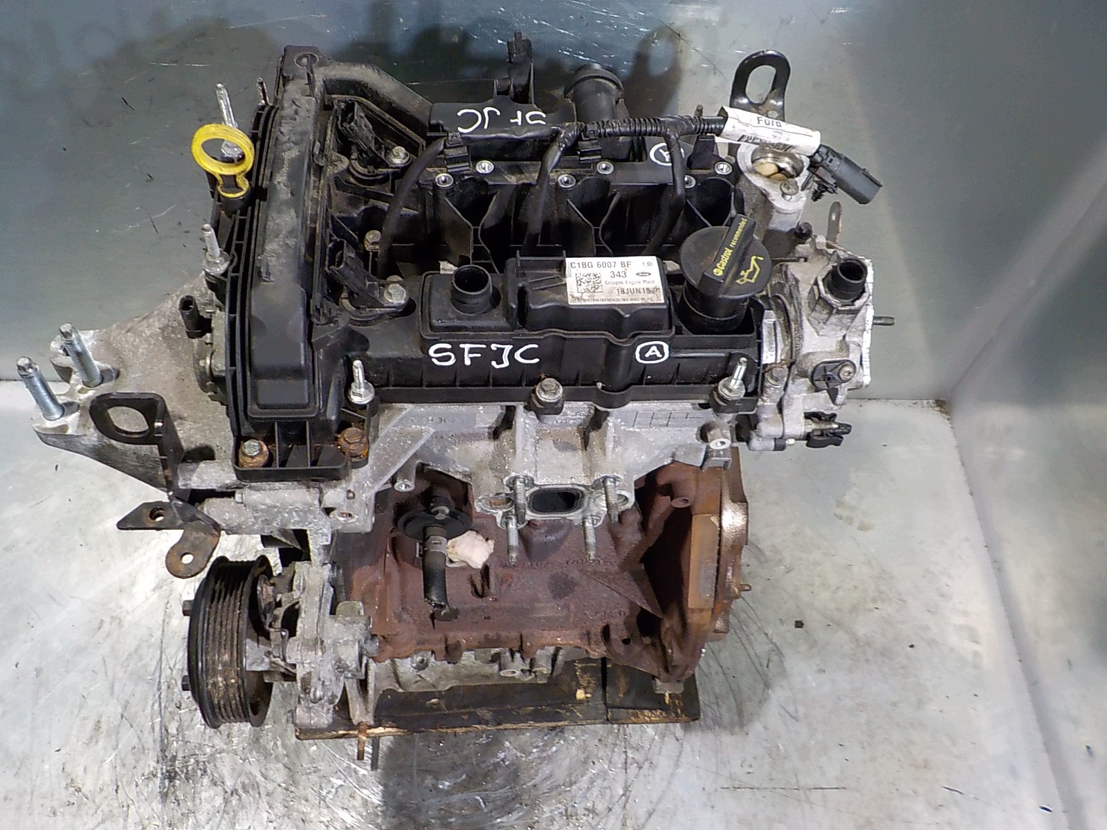 FORD B-MAX FIESTA MK7 engine 1.0 ECOBOOST SFJC PRZEBIEG 133 TYS.