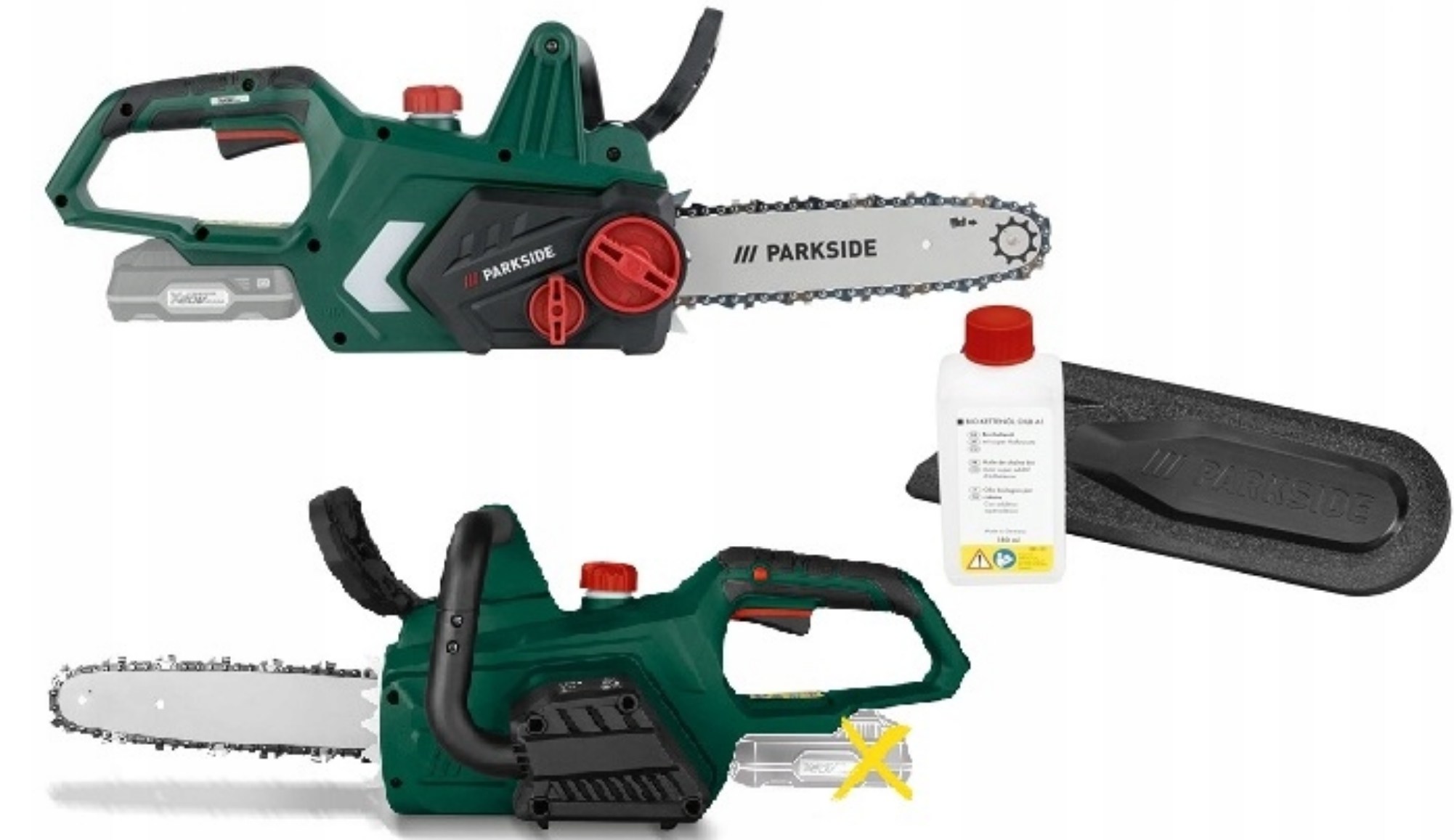 Najnowsza Piła Parkside Akumulatorowa Pilarka Łańcuchowa 20V Paks 20-LI F5