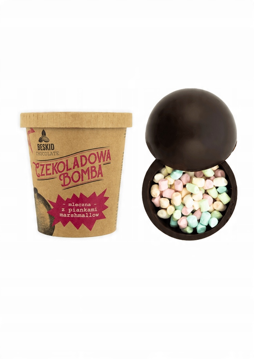 

Czeko bomba niespodzianka gift pianki marshmallow