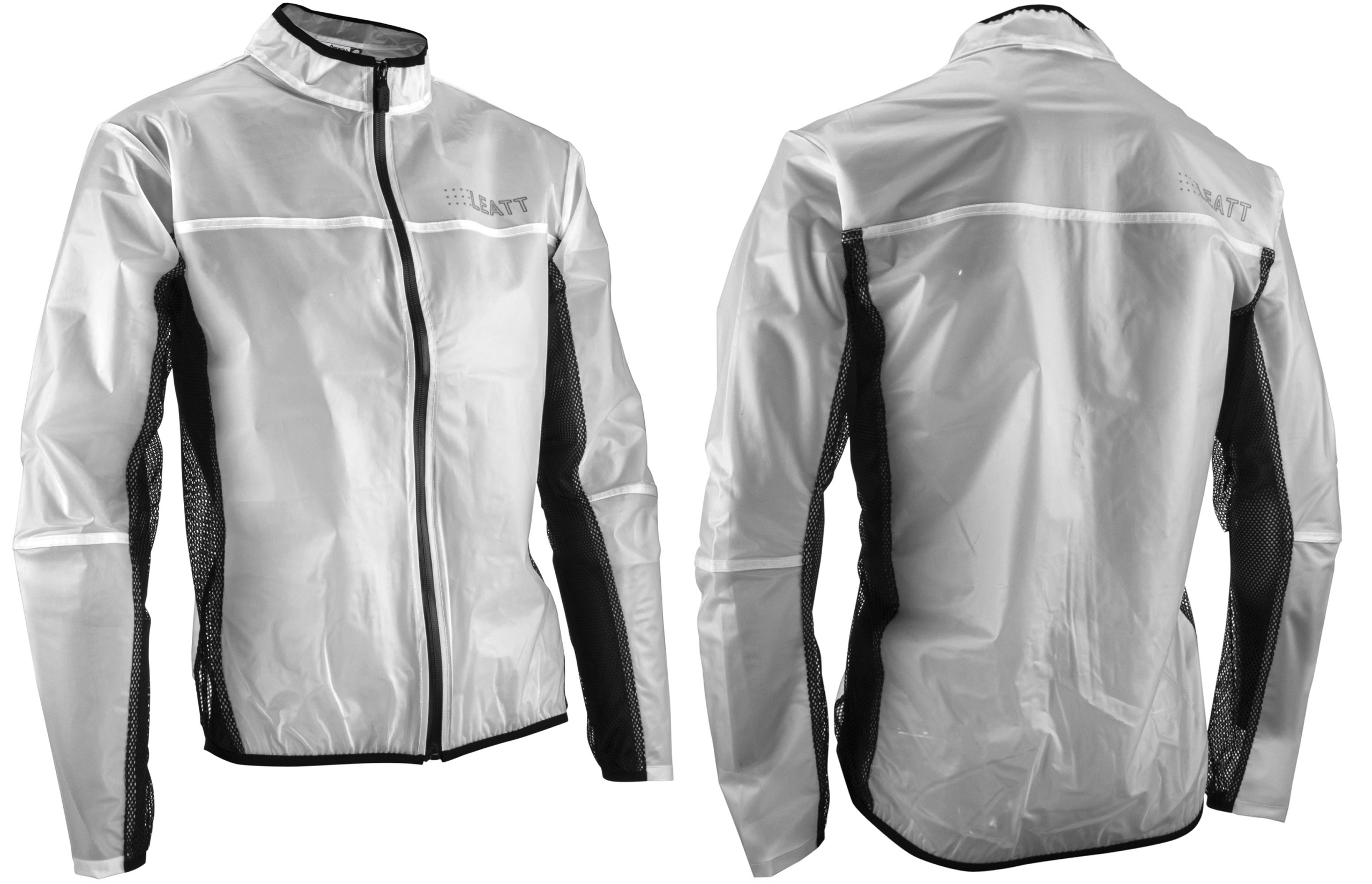 Mtb dešťová cyklistická bunda Leatt Race Cover Translucent XL