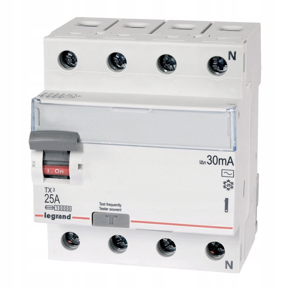 

Legrand Tx³ Wyłącznik Różnicówka 4P 25A 411707