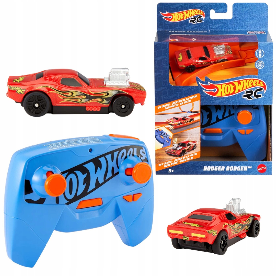 

Hot Wheels Rc Autko Na Pilota Na Tor Rodger Dodge