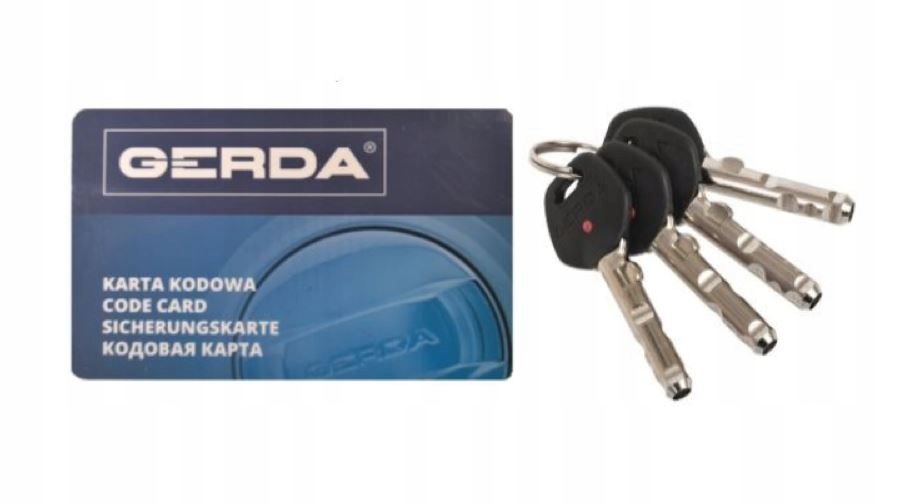 WKŁADKA GERDA STAR S RIM 6000 S (STARY TYP PRZED ROKIEM 2000) 4 KLUCZE Rodzaj zamka wkładka do zamka