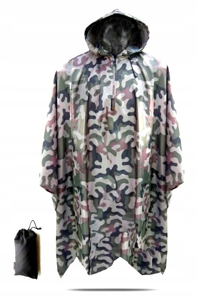 

Lekkie Poncho Peleryna Przeciwdeszczowa Moro M/L 6