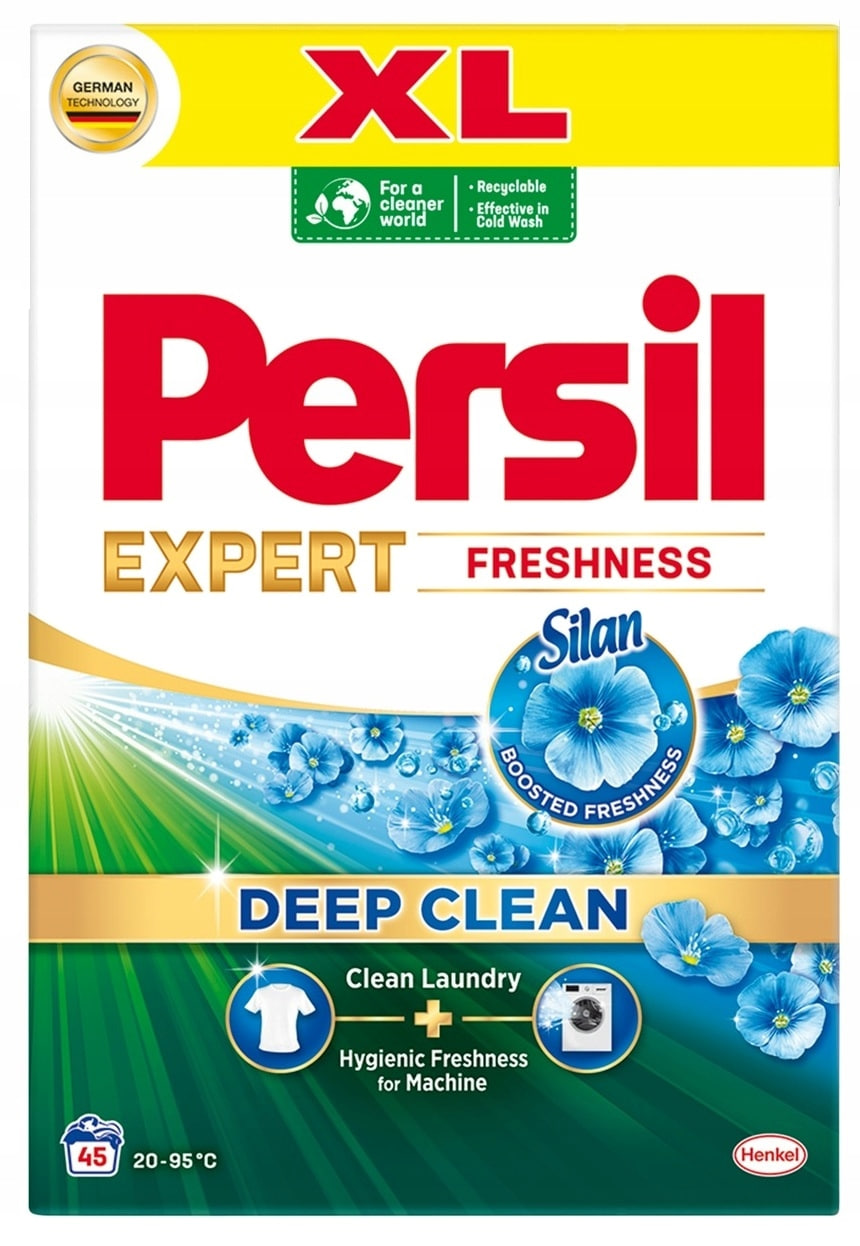 Levně Prášek Persil Expert Deep Clean Laundry Hygienic Silan 2,475 kg 45 praní