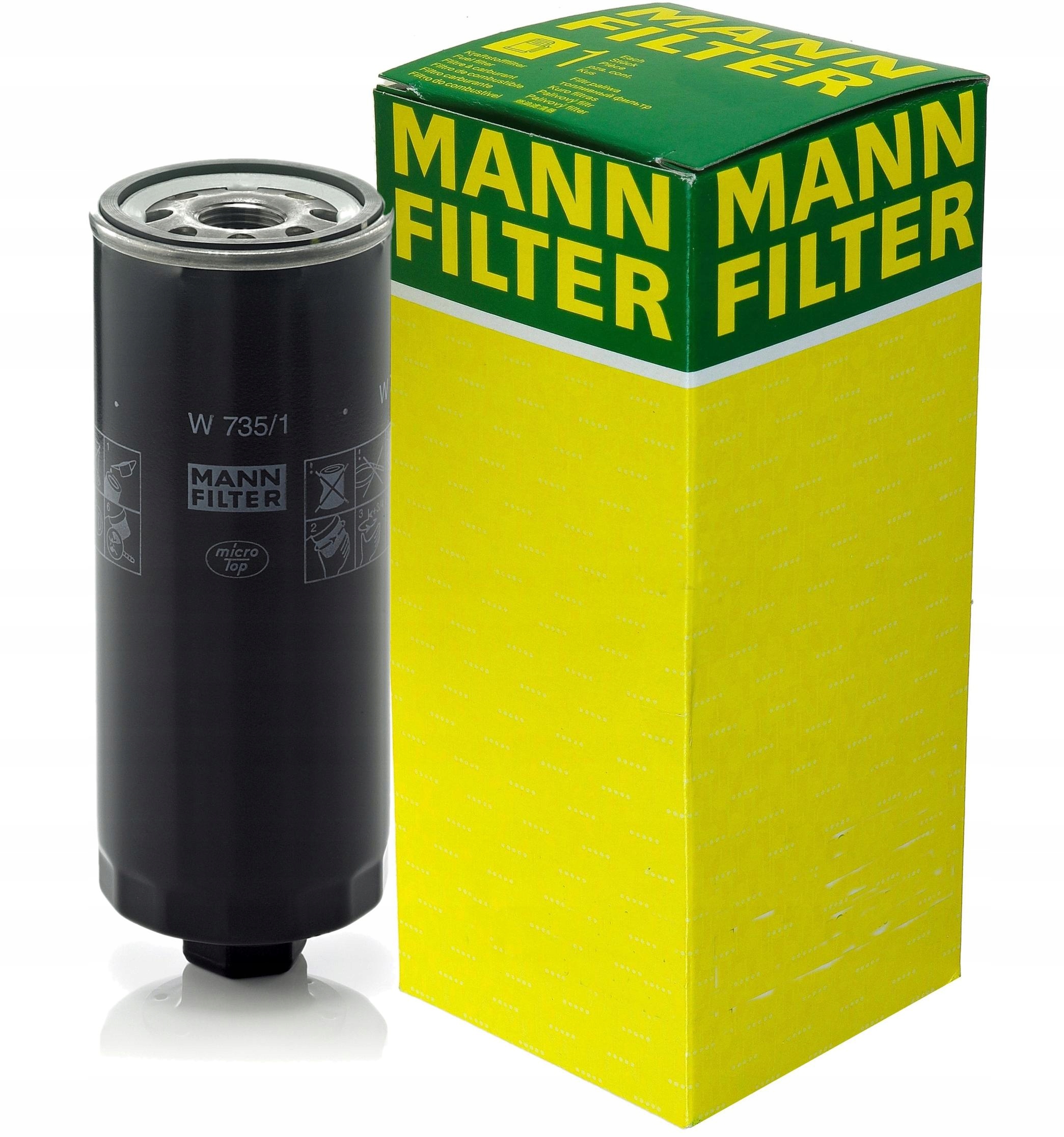 735/1-ZS1 - Масляный фильтр AUDI 100, A6 MANN W735 / 1