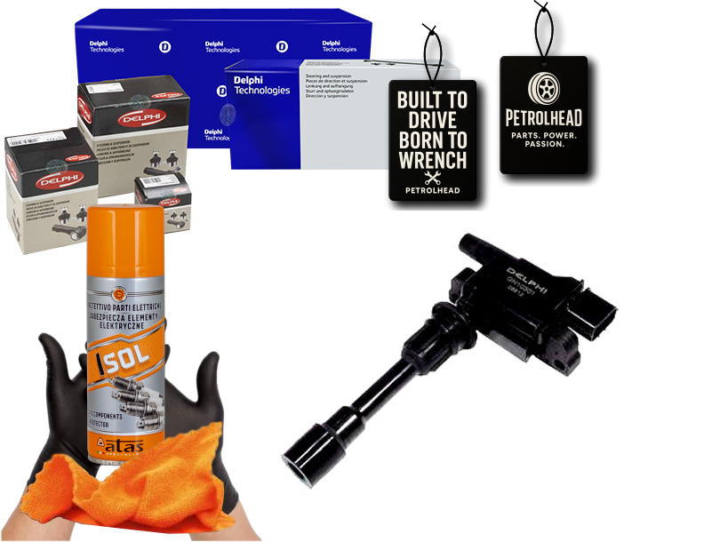 Zapalovací Cívka Mazda 323 1,9 98- Delphi #Petrolhead Pro+ Kit4