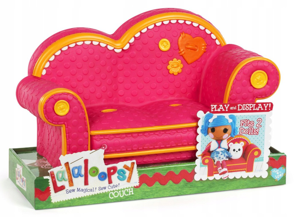 SOFA LALALOOPSY KANAPA DO DOMU DLA LALEK - 30 CM