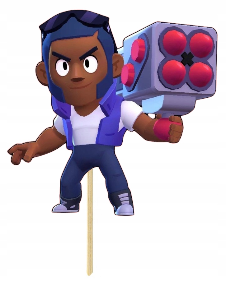 TOPPERY TOPPER NA TORT BABECZKI OZDOBA BRAWL STARS ZADYMIARZE LEON 8szt EAN (GTIN) 5906329920829