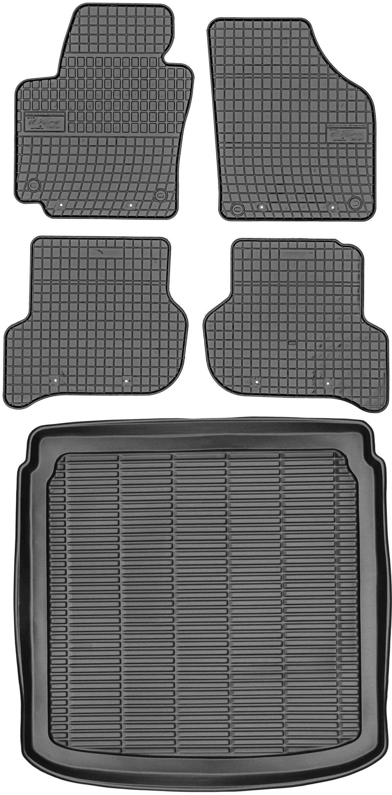 Altea XL Minivan 2006-2015 Gumové stierače rohožka do batožinového priestoru