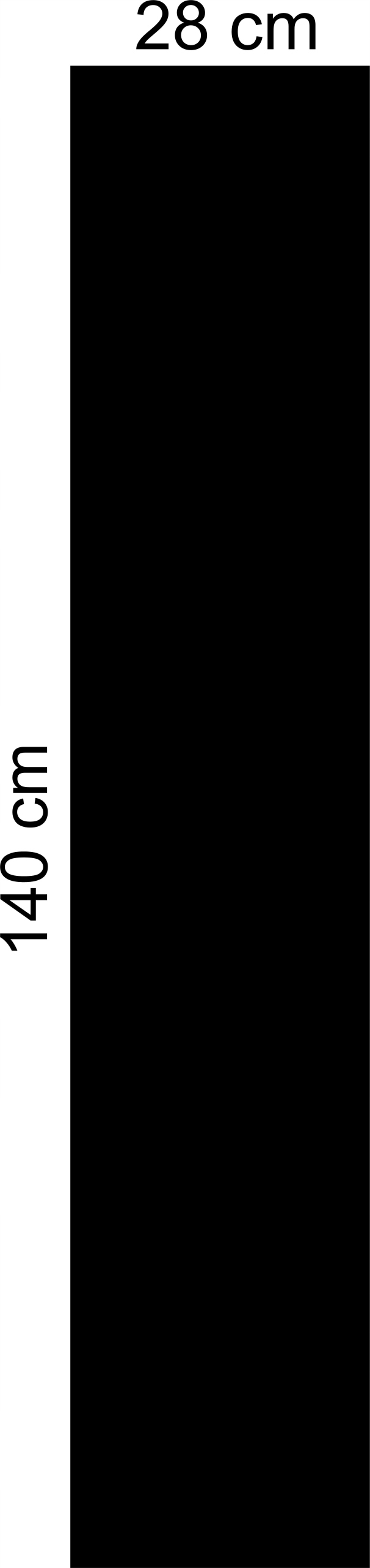 Veľmi Dlhá Kovová tabuľa na Magnety s cestovným obdĺžnikom 140x28