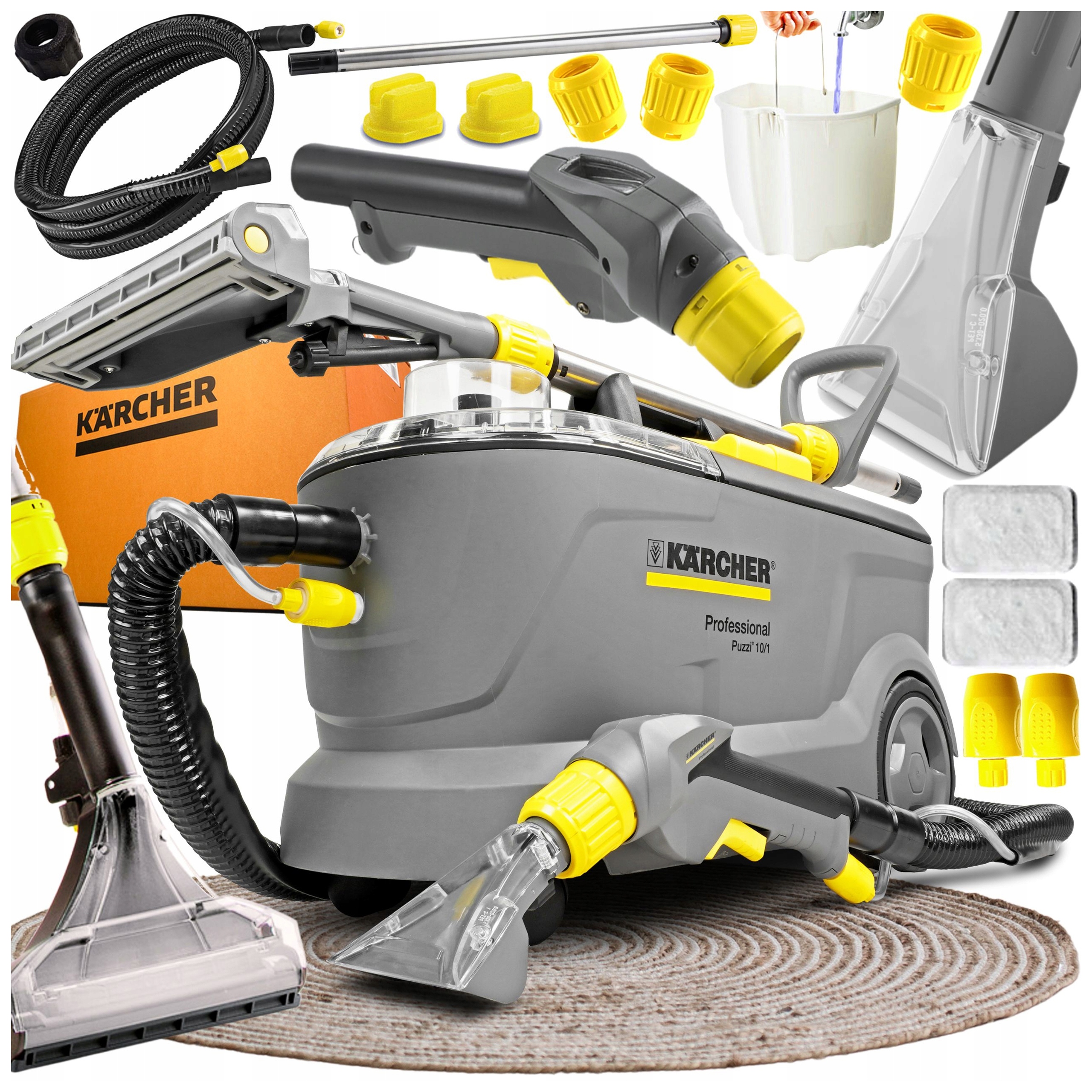 

Mocny Odkurzacz Piorący Karcher Puzzi 10/1 Turbo
