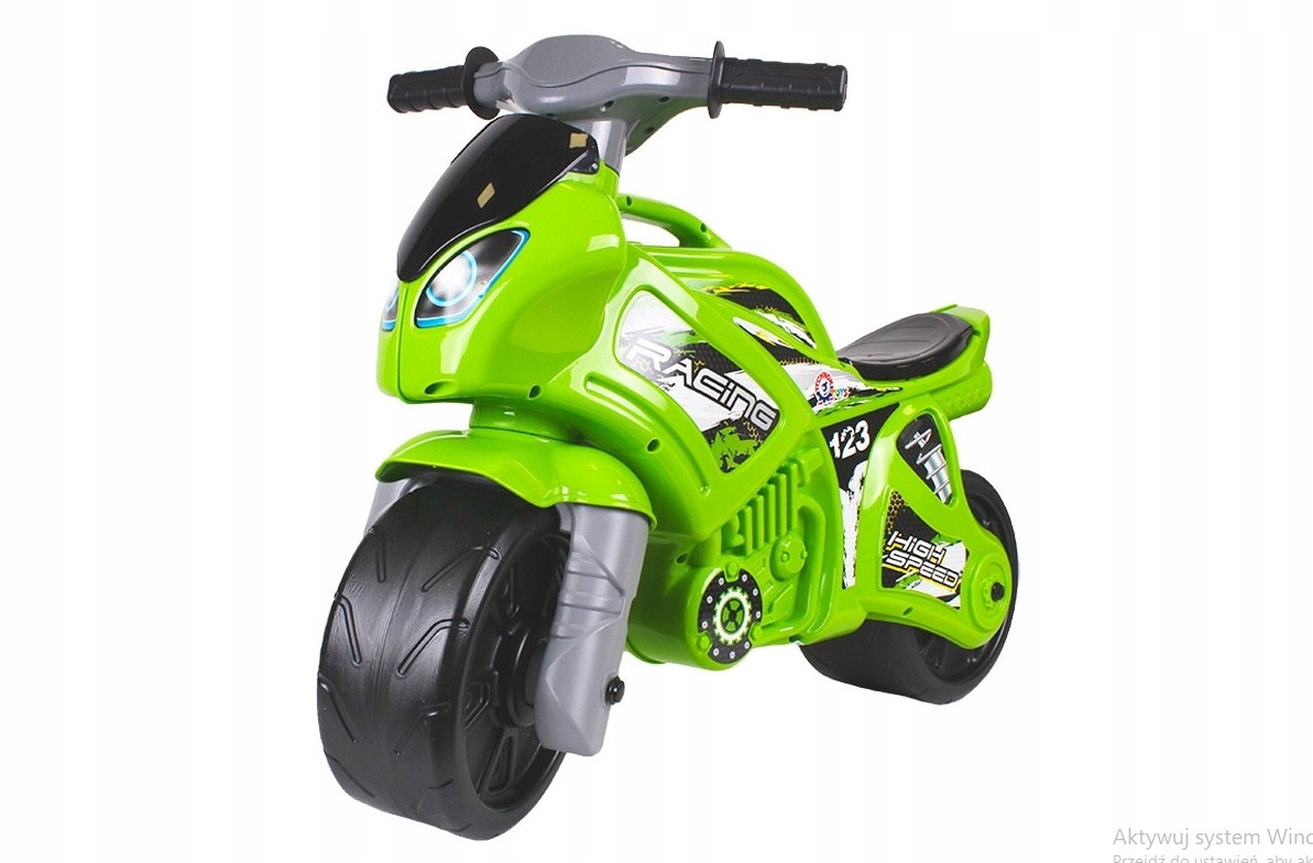 Motor Jeździk dla dzieci Motorek Biegowy Rowerek Technok Zielony
