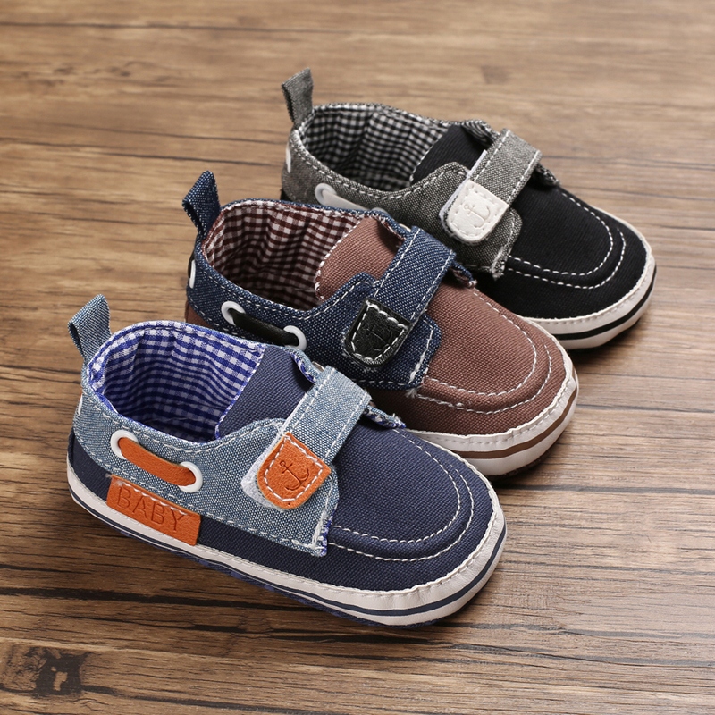 Buciki niemowlęce na rzepy niechodki 0-6m PREZENT Płeć chłopcy