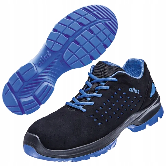 Półbuty Robocze Męskie Z Podnoskiem Atlas Sl 40 Blue S1 Esd 43