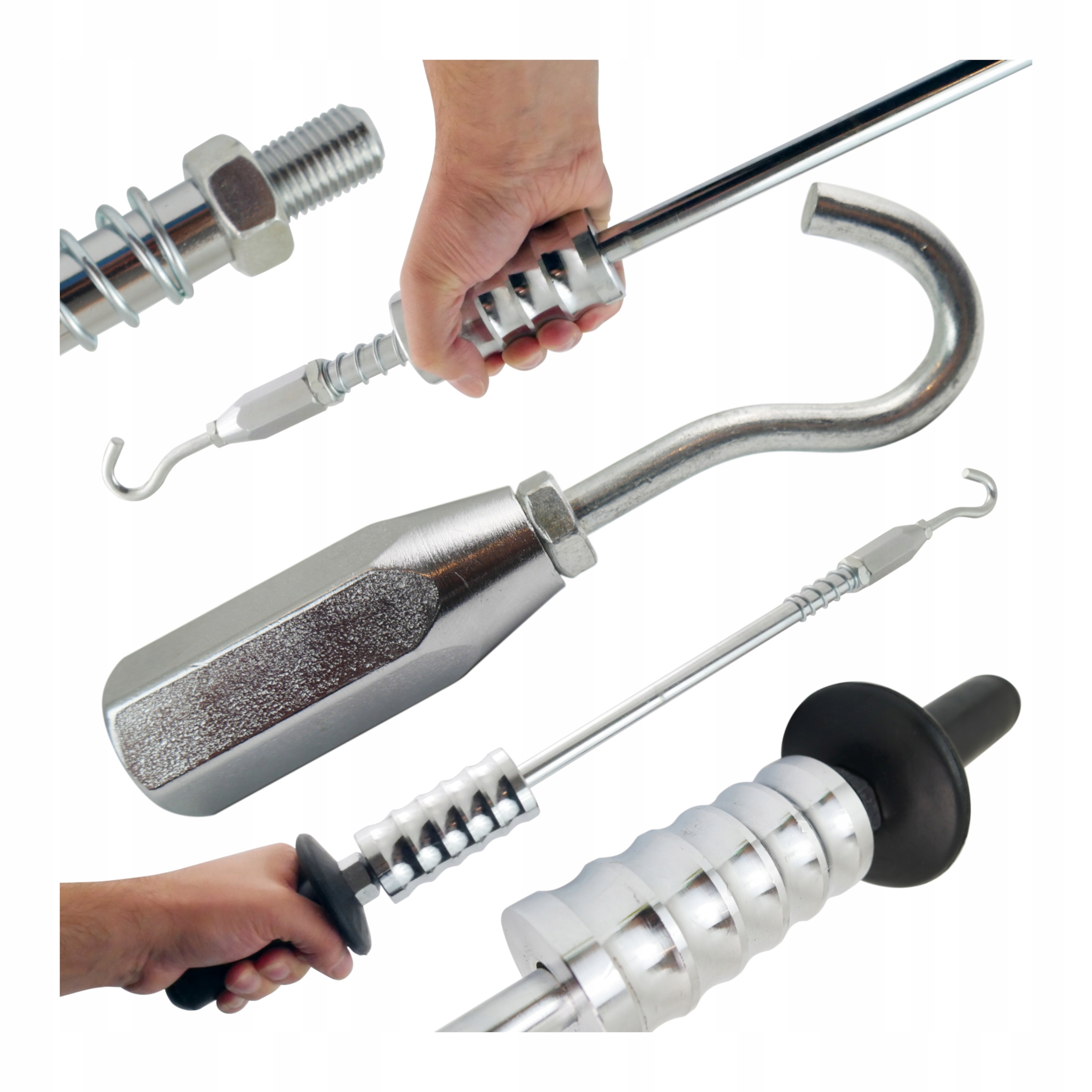 Klempířské kladivo s hákovým držákem spotter M16 Setrvačné kladivo