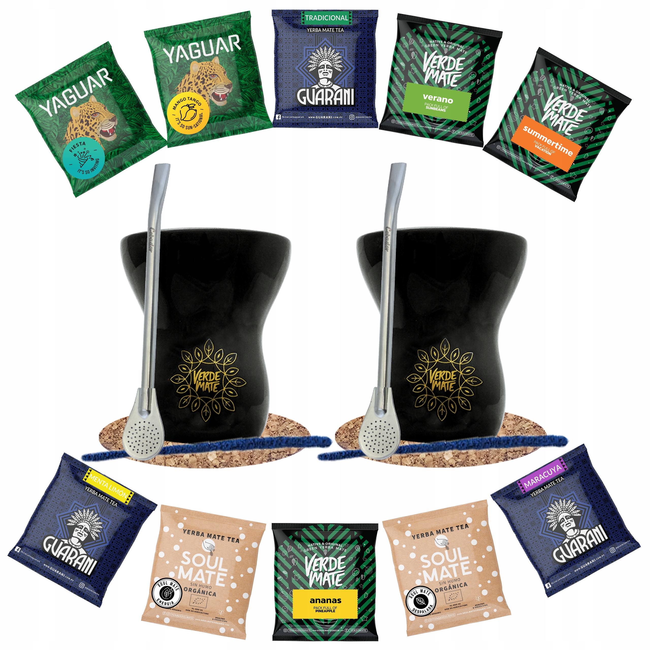 Levně Sada Yerba Verde Mate Green Bombilla Matero pro dva