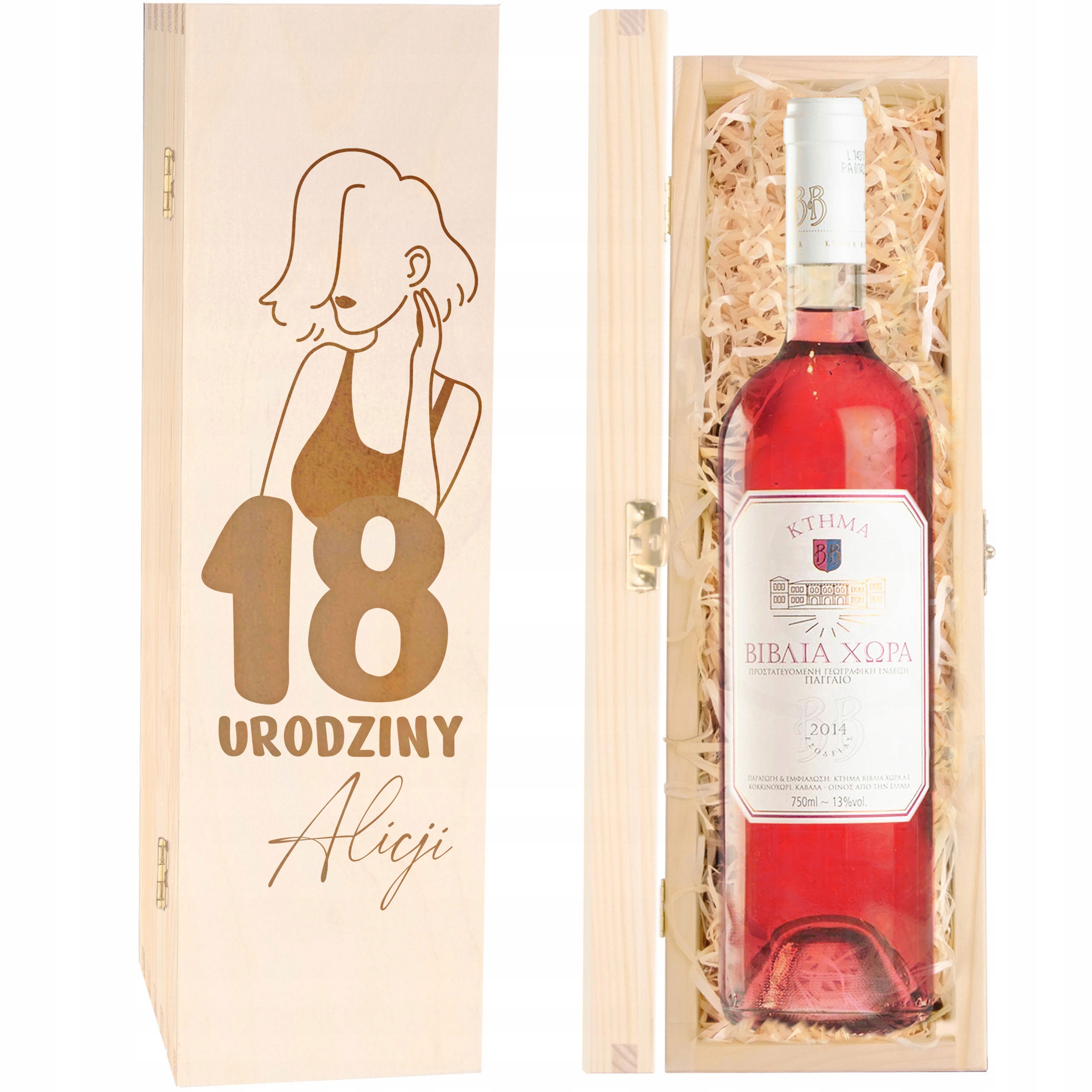

Skrzynka Na Wino Na Osiemnaste Urodziny