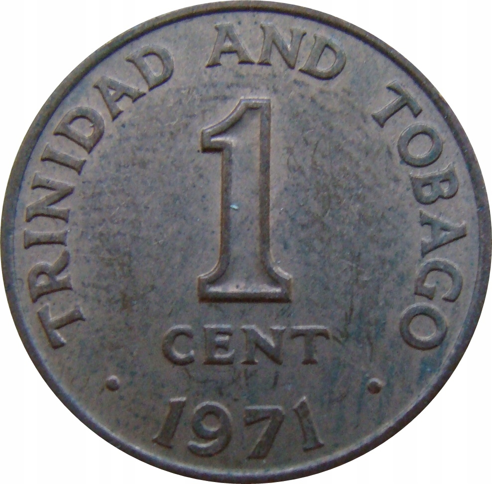 5838. Trynidad i Tobago 1 Cent 1971