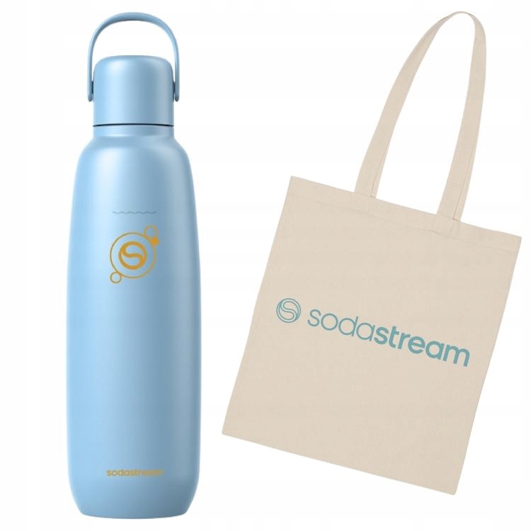 Termoláhev do saturátoru SodaStream Fizz&Go 0,9 l modrá taška