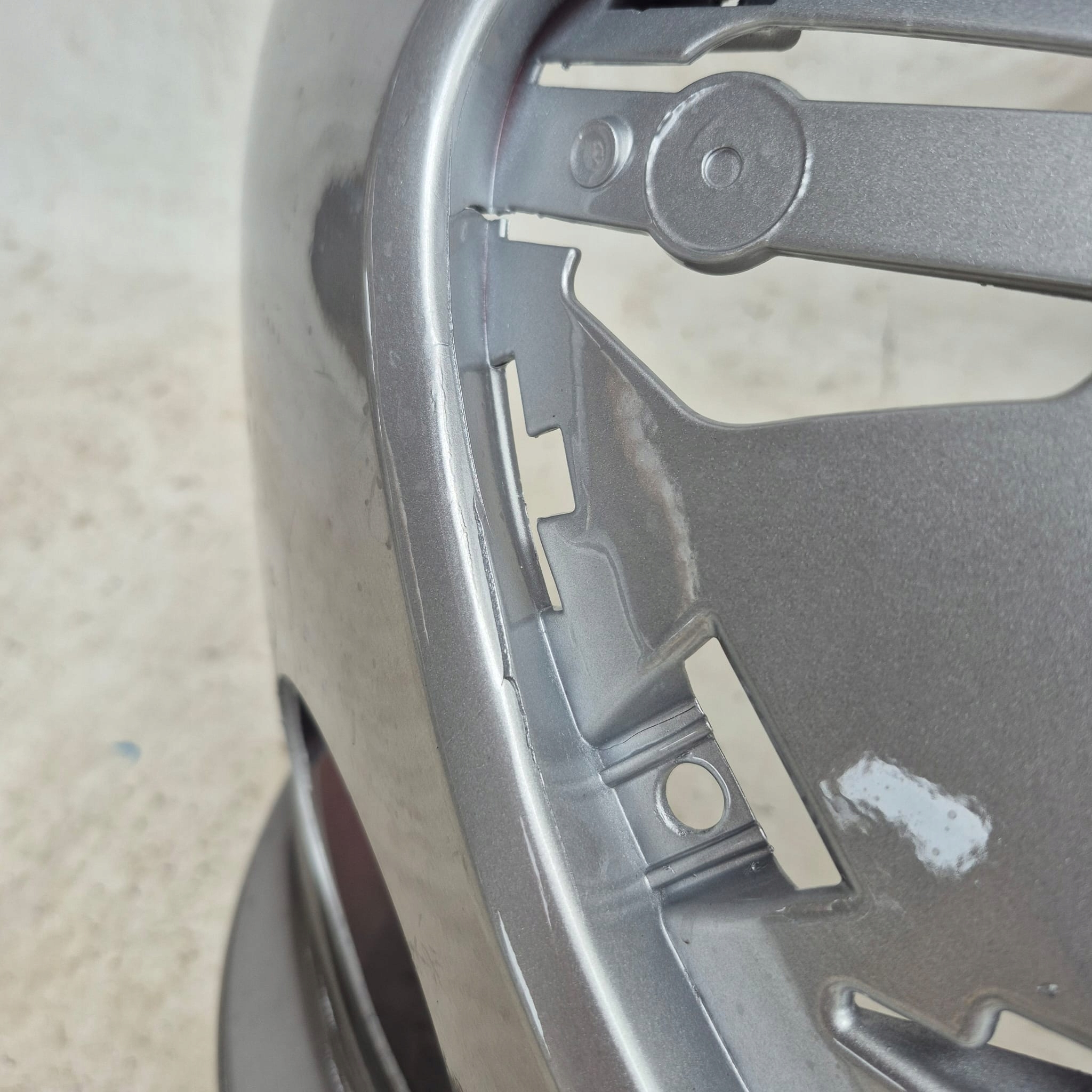 PEUGEOT 206+ plus 09-12 bumper front front for fog lights