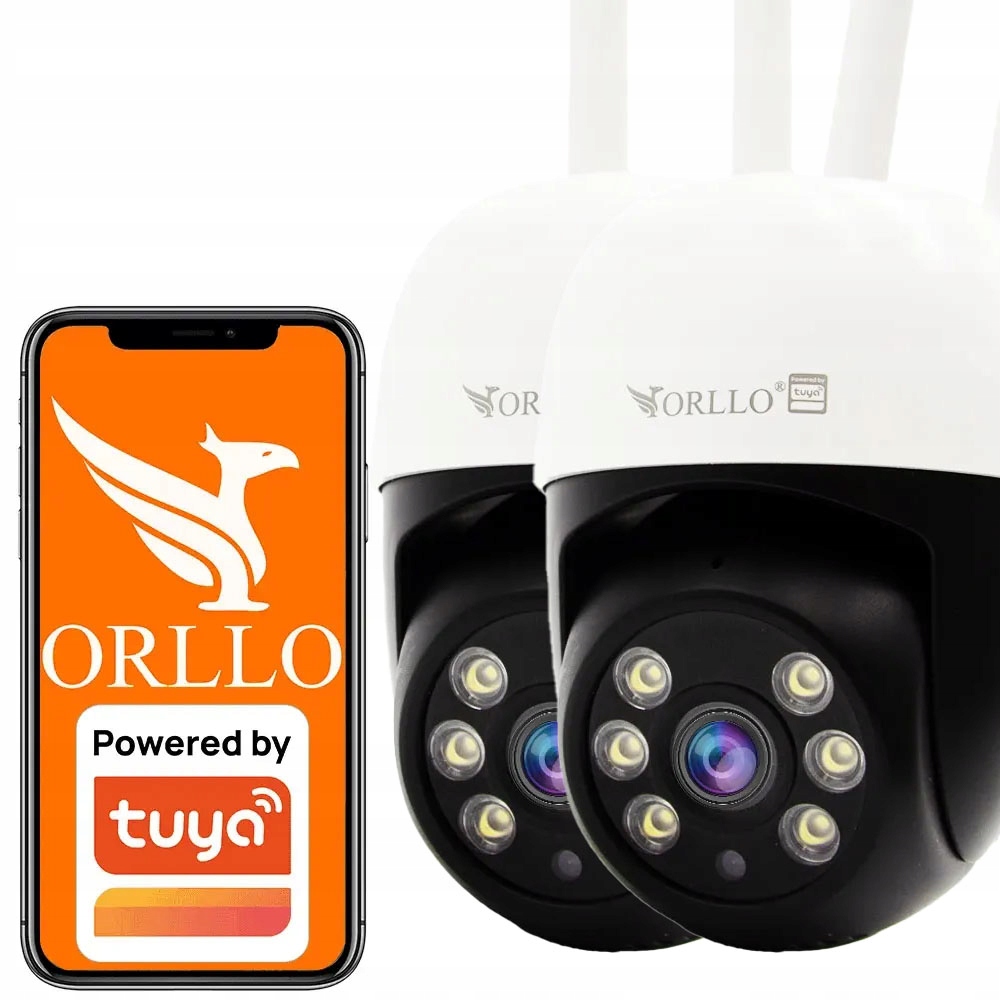 Sada kamier na Sim kartu Vonkajšia otočná 4Mpx Orllo TZ2 Pro 4G