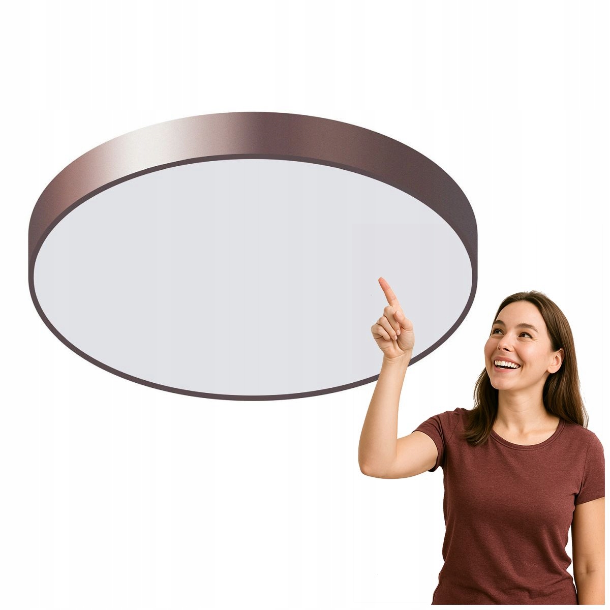 Štýlový Stropné Svietidlo Led Kávový Orbital Ideálny do obývacej izby Italux