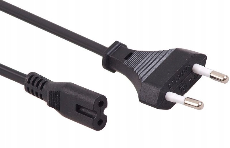 

Kabel zasilający 230V ósemka euro 2pin do radia