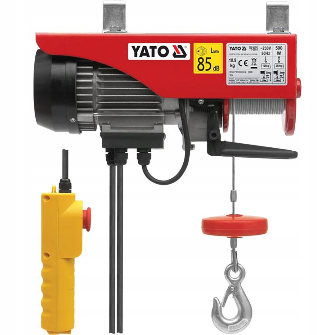 Elektrický naviják 500 W 125/250 kg Yato YT-5901