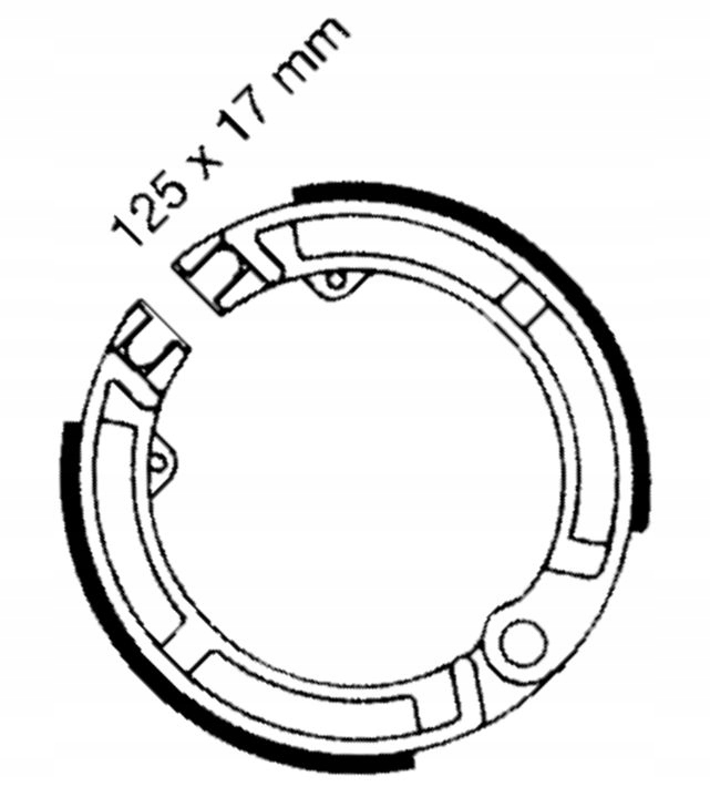 Brzdové Čelisti Vespa 150 V 50 90 100