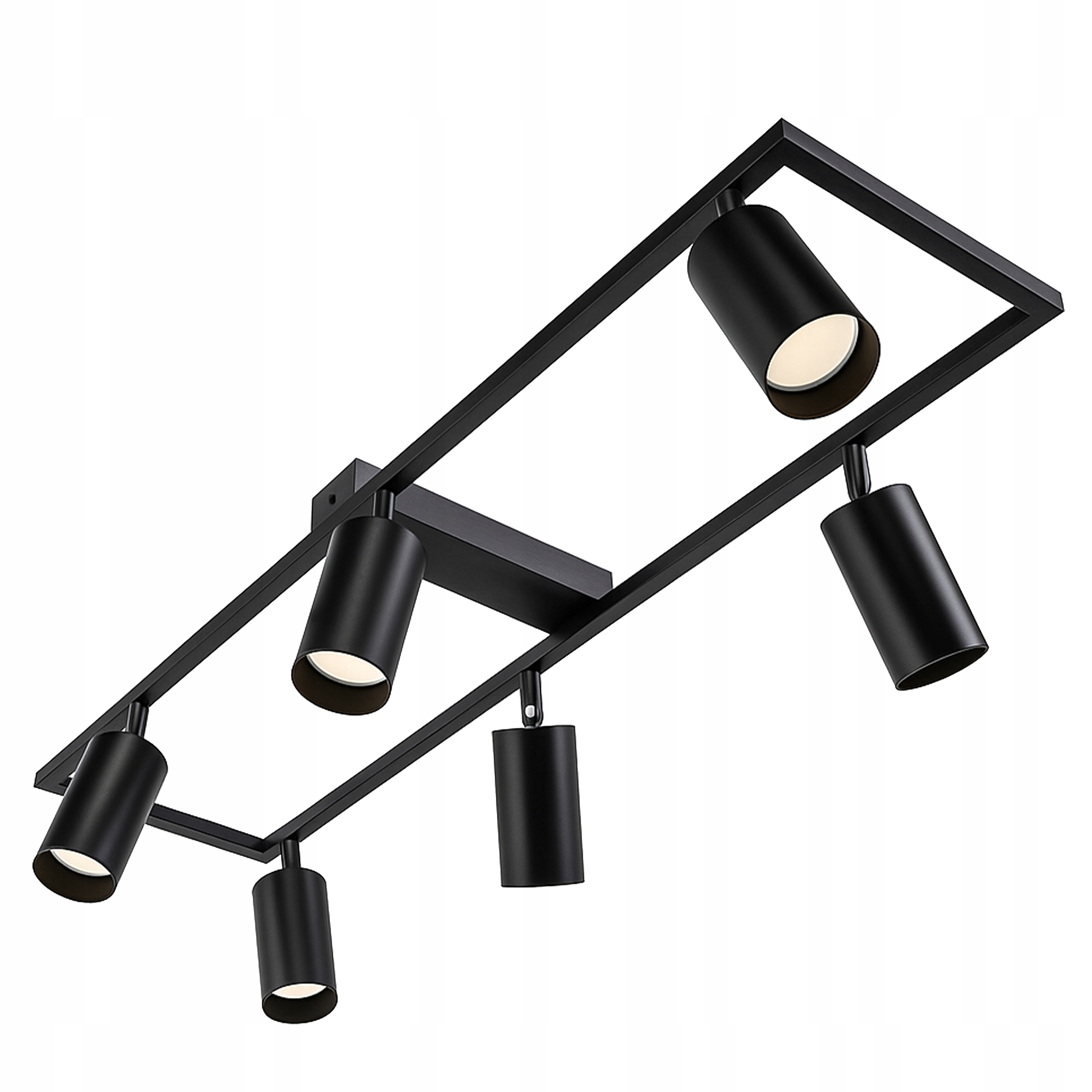 Závěsné Stropní Svítidlo Lustr Halogenové Led svítidlo 6x GU10 otočné