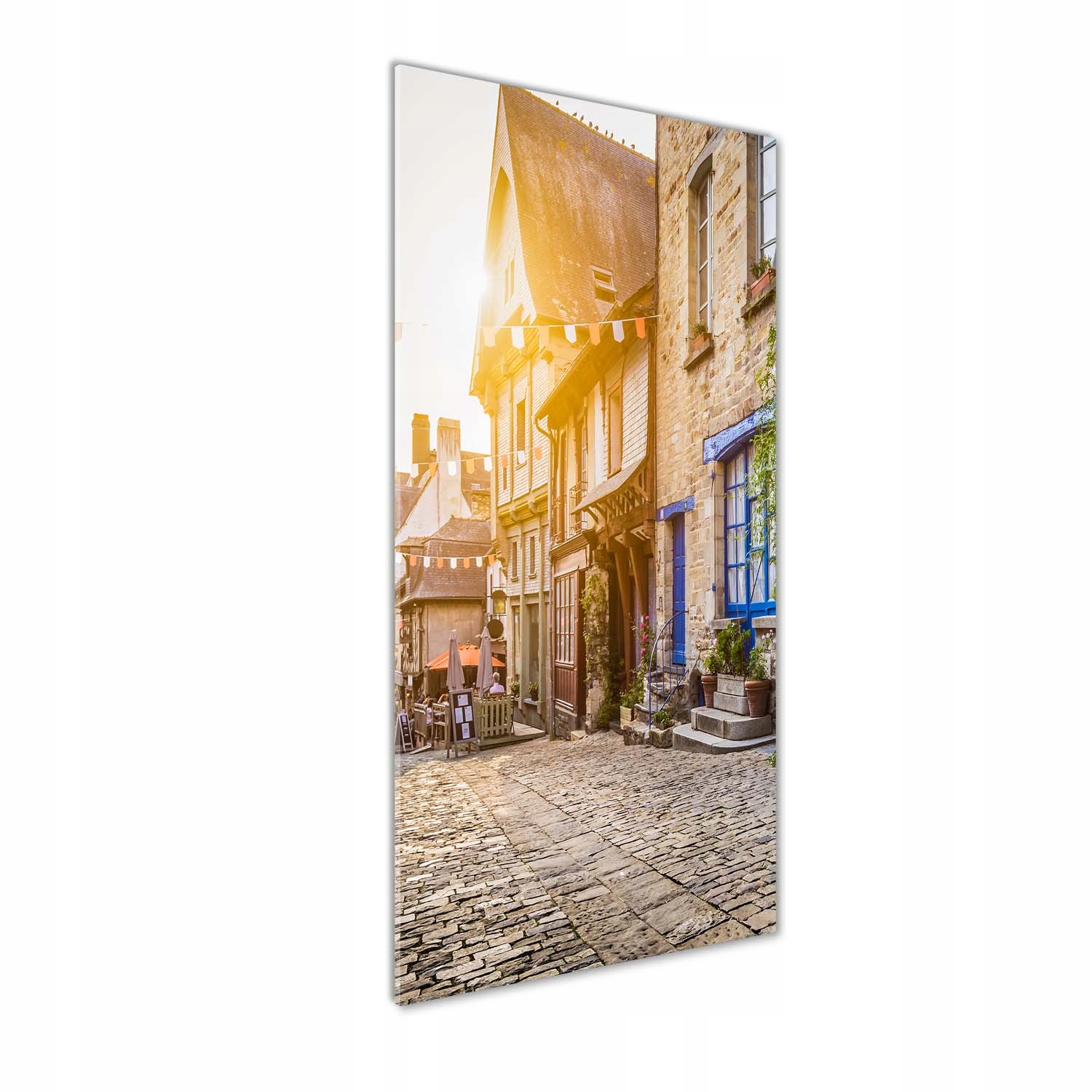 

Foto obraz szklany pionowy Urokliwa uliczka 50x125