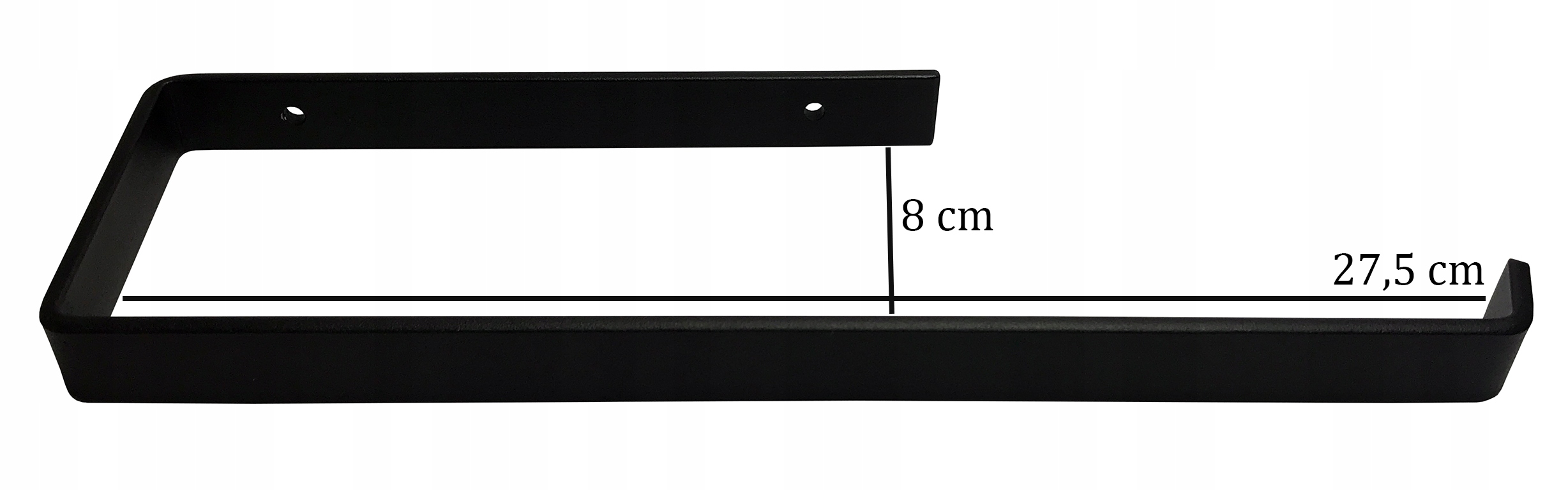 UCHWYT NA RĘCZNIK PAPIEROWY KUCHENNY WIESZAK ŚCIENNY LOFT PREMIUM CZARNY H2 EAN (GTIN) 5906168440328