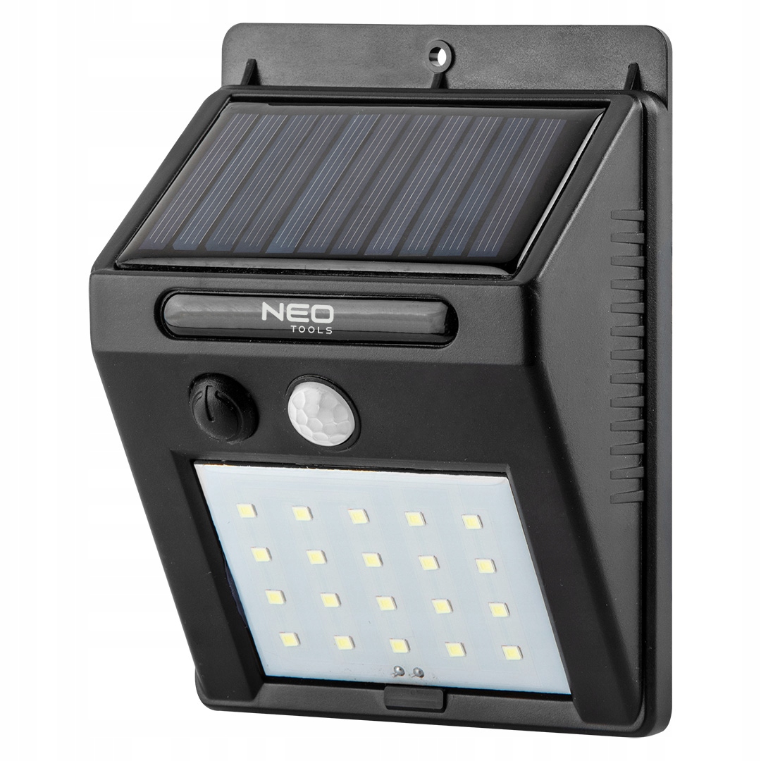 

Lampa solarna ścienna 20 Smd Led 250 lm Neo